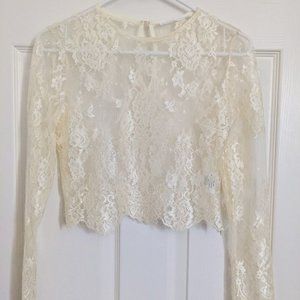 Morning Lavender Lace Top